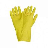перчатки хозяйственные (L) желтые LIBRY ПРЕМИУМ 1/12 KHL003EPR Мин.заказ=12