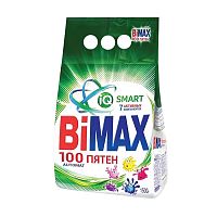 стиральный порошок BIMAX (БИМАКС) авт.1,5кг 100 пятен м/у 1/6 1071-1