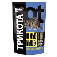 рубит (Rubit) ТРИКОТА брикеты 160г парафиновые,от крыс и мышей 1/40 49377  Мин.заказ=3