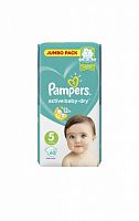 подгузники PAMPERS (ПАМПЕРС) Active Baby-Dry Junior (11-16кг) 60шт №5 1/3 