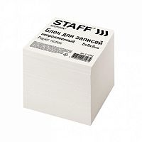 блок для записей STAFF (СТАФФ) непроклеенный 8*8*8см белый 1/12 111981 Мин.заказ=12