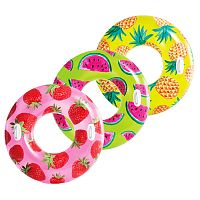 круг d-107см ТРОПИКИ надувной с ручками 1/12 56261NP INTEX