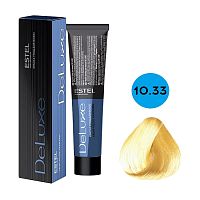 краска для волос ESTEL (ЭСТЕЛЬ) Deluxe 60мл 10/33 Светлый блондин Золотистый интенсивный