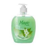 жидкое крем-мыло MAGIC BOOM (МАГИК БУМ) 500мл Зеленый чай 1/10 Мин.заказ=2