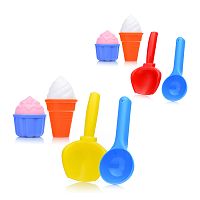 набор детский для песочницы СЛАДКОЕЖКА (2формочки,совок,ложка) У389 1/14