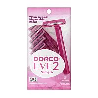 станок бритвенный DORCO (ДОРКО) EVA2 5шт 2лез.увлажн.пол.1/20 Мин.заказ=2
