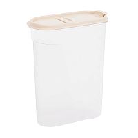емкость 2,4л д/сыпучих продуктов, бежевый М8776 1/10 Альтернатива