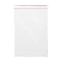 пакет 25*35см ZIP LOCK С красной полосой 1/100 00262 Мин.заказ=100