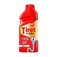 для труб TIRET (ТИРЕТ) 500мл гель Turbo 1/6 8147369 