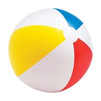 мяч d-51см ЦВЕТНОЙ пляжный надувной 1/36 59020NP