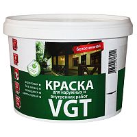 краска ВДАК-1180 1,5кг для внутренних и наружных работ белоснежная  ВГТ 1/6 18640