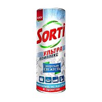 чистящий порошок SORTI (СОРТИ) 400г+25% бесплатно Морская свежесть 1/24  87-6 Мин.заказ=2