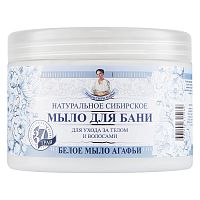 мыло густое для бани АГАФЬИ 500мл БЕЛОЕ 1/6