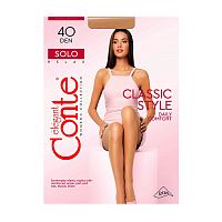 женские колготки CONTE (КОНТЕ) Solo NATUREL (телесные) р-р3  40D  
