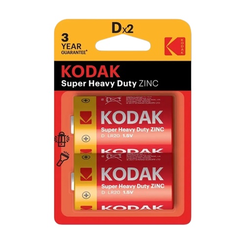 батарейки KODAK (КОДАК) R20 HD 2шт 33601/5138 батарейки KODAK (КОДАК) R20 HD 2шт 33601/5138