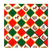бумага упаковочная 70*100см с декоративным рисунком 92094 Мин.заказ=2