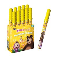 мыльные пузыри 200мл МАША И МЕДВЕДЬ 1/10 В, в колбе