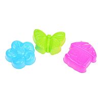 набор детский для песочницы формочки 3шт (цветок,бабочка,домик) 01850  АКЦИЯ! Мин.заказ=2