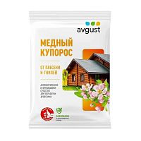 август МЕДНЫЙ КУПОРОС от вредителей 100г 1/150 Мин.заказ=2