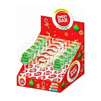карамель 20г SWEET BAR фигурная на палочке Снеговичок/Елка 1/20 УТ52400 Мин.заказ=20