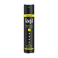 лак для волос TAFT (ТАФТ) 250мл POWER Экспресс-укладка, Мегафиксация 1/10