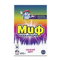 стиральный порошок МИФ авт. 400г 3в1 Свежий цвет 1/11  Мин.заказ=3