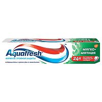 зубная паста AQUAFRESH (АКВАФРЕШ) 100мл Мягко Мятная 1/12 Мин.заказ=2