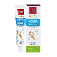 зубная паста детская SPLAT Juicy (СПЛАТ) 35мл Мороженое 1/20 зубная паста детская SPLAT Juicy (СПЛАТ) 35мл Мороженое 1/20