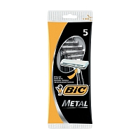 станок бритвенный BIC-2 (БИК-2) однораз.метал черн 5шт 1/30