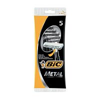 станок бритвенный BIC-2 (БИК-2) однораз.метал черн 5шт 1/30