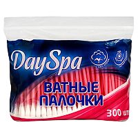 ватные палочки DAY SPA (ДЭЙ СПА) 300шт пакет 1/20 3072206 Мин.заказ=3