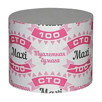 бумага туалетная РОЗОВАЯ СОТКА Макси без втулки 1/40 Мин.заказ=40
