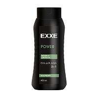 гель для душа EXXE (ЭКС) 400мл муж.2в1 POWER Бодрящий 1/12 7853/8483
