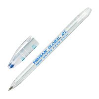 ручка шариковая синяя PENSAN GLOBAL-21 масляная 0,5мм 1/12 2221 Мин.заказ=12
