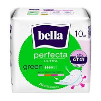 гигиенические прокладки BELLA (БЕЛЛА) 10шт Perfecta Ultra Green 4капли 1/36 BE-013-RW10-279 АКЦИЯ!