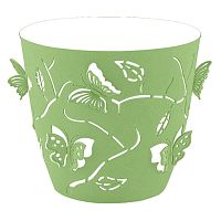 Горшок для цветов Plast Team Butterflies 5,3 л D225 мм круглый 225х225х208 мм зеленое яблоко PT401410050 ПЛАСТИК РЕПАБЛИК