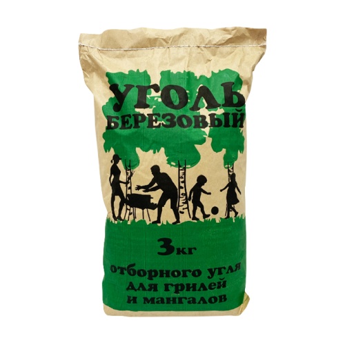 уголь березовый 3кг уголь березовый 3кг