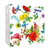 салфетки бумажные 33*33  20шт VEIRO (ВЕЙРО) Цветочная поляна,трехслойные 1/14 33П3/20 Мин.заказ=5