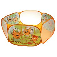манеж ТРИ КОТА 108*108*38см GFL-601-3CATS Играем вместе 