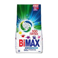 стиральный порошок BIMAX (БИМАКС) авт.1,5кг 100 пятен м/у 1/6 1071-1/2502-1 АКЦИЯ!