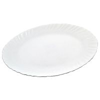 блюдо 12" LXYP-120 WHITE овальное 1/2 Мин.заказ=2