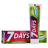 зубная паста 7 DAYS (СЕВЕН ДЭЙС) 100мл Rezolut Тройное действие 1/24 3078983 Мин.заказ=2