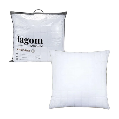 подушка 70*70 LAGOM Alpaka стеган 1/10