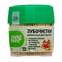 зубочистки MARKET FRESH (МАРКЕТ ФРЕШ) 600шт диспенсер 1/6/96 3055804     Мин.заказ=6
