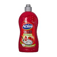 средство для мытья посуды ACTIVE (АКТИВ) 500мл Клубника и малина 1/12 АКЦИЯ! Мин.заказ=2