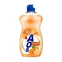 средство для мытья посуды AOS (АОС)  450мл Мандарин 1764-3 Мин.заказ=2