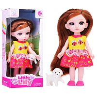 кукла "Little lily" с питомцем, в коробке 69005