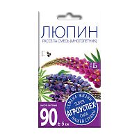 семена цветы ЛЮПИН 0,3г Рассела смесь цв/п 1/10 АГРОУСПЕХ Мин.заказ=10