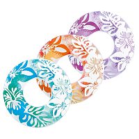 круг d- 91см ПЕРЛАМУТР надувной полупрозрачный 1/24 59251NP