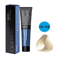 краска для волос ESTEL (ЭСТЕЛЬ) Deluxe 60мл 10/116 Светлый блондин усил. Пепельно-фиолетовый